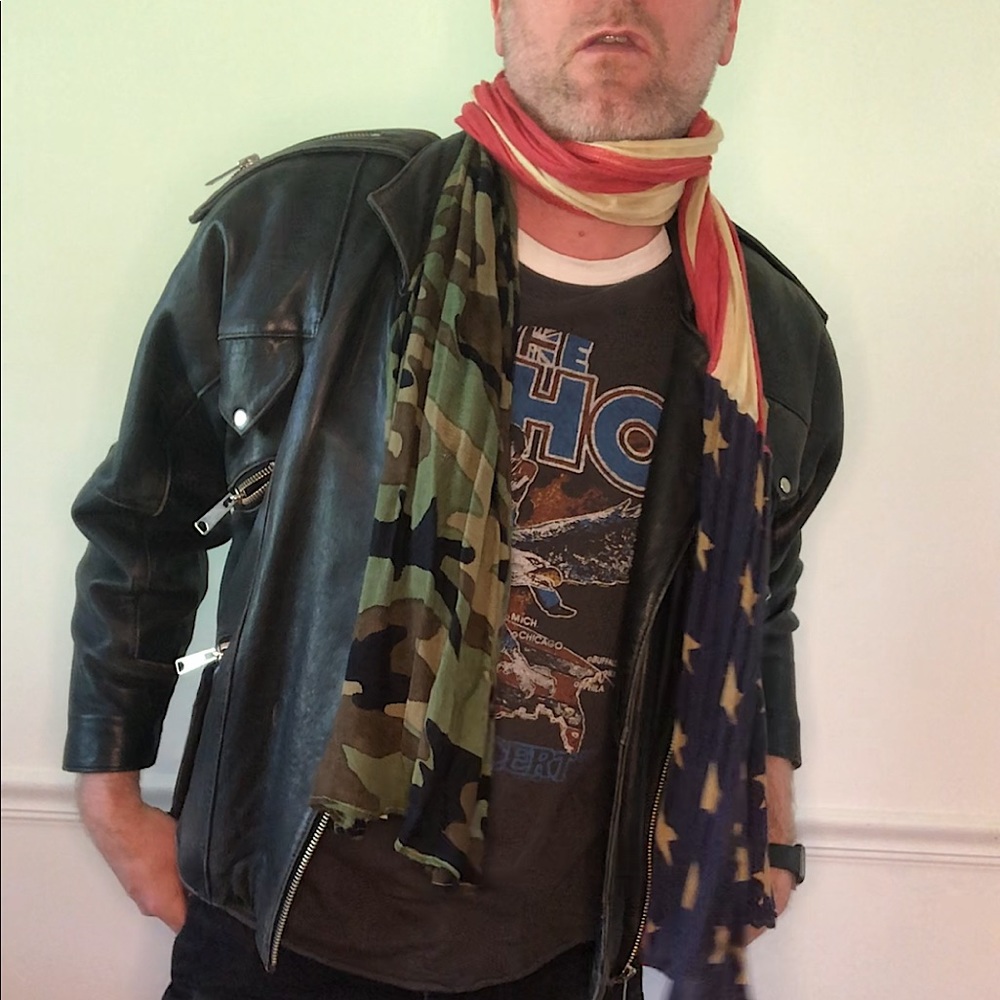 Ralph Lauren Denim and Supply flag camo scarf